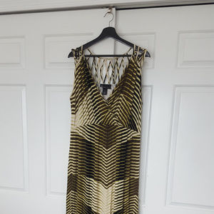 Super strappy cotton maxi dress